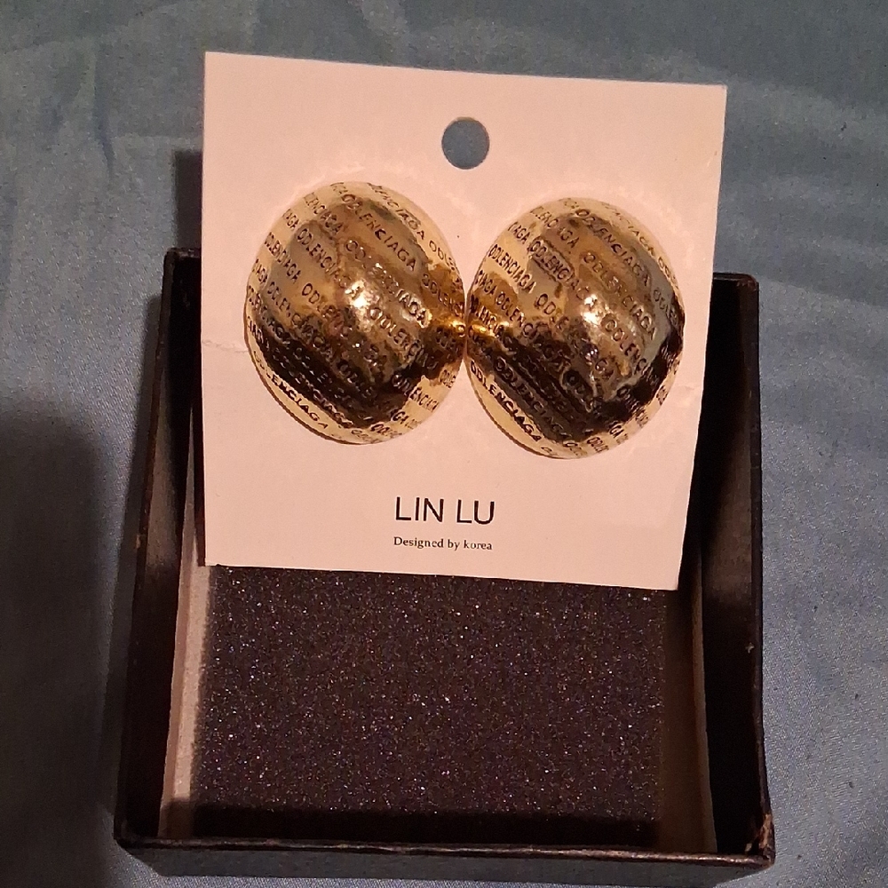 Gold Statement Earrings